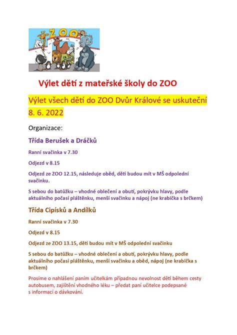 tema obrázku (výlet dětí)