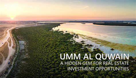mapa oblasti Umm Al Quwain a okolí (výlety a pláže)