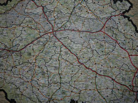 mapa cestovního ruchu a dopravy