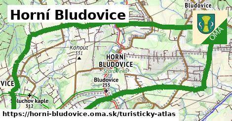 informativní mapa okolí restaurace Horní Bludovice