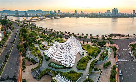 Vizualizace pláží a promenády Da Nang