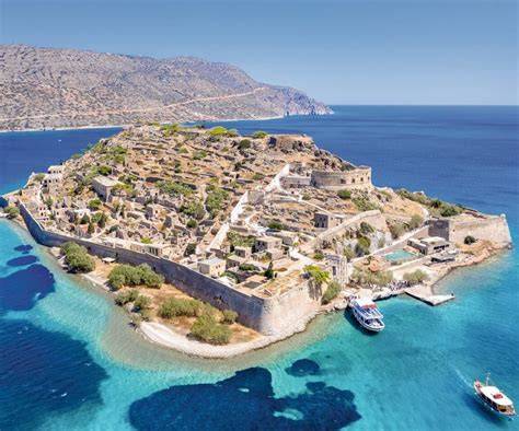 Spinalonga pevnost a zátoka Mirabello